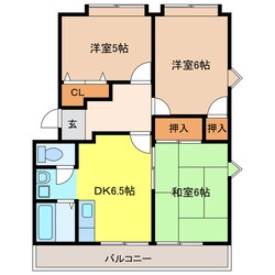 オークマンションの物件間取画像